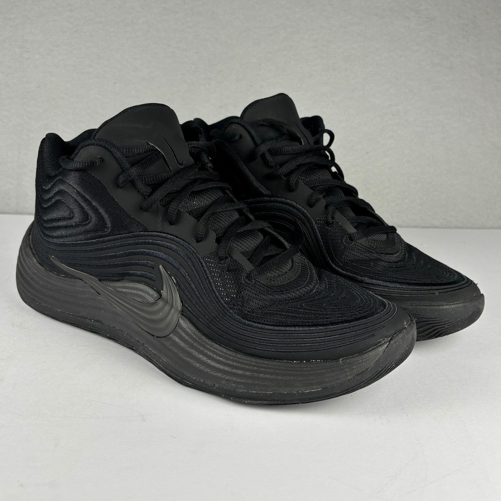 Nike Precision 8 Mid Basketball Shoes IH1105-001 Size 12 Black